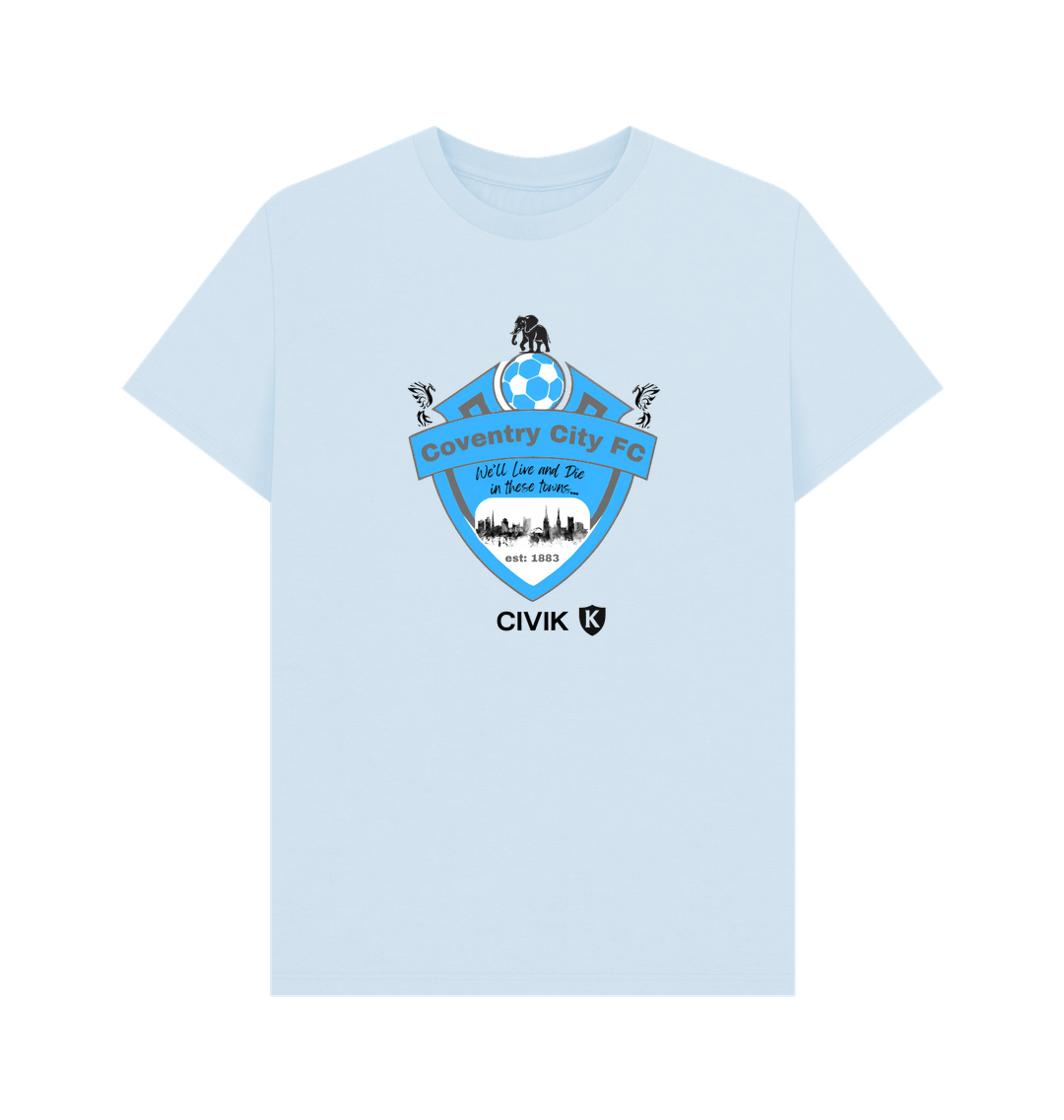 Sky Blue Printed T-shirt