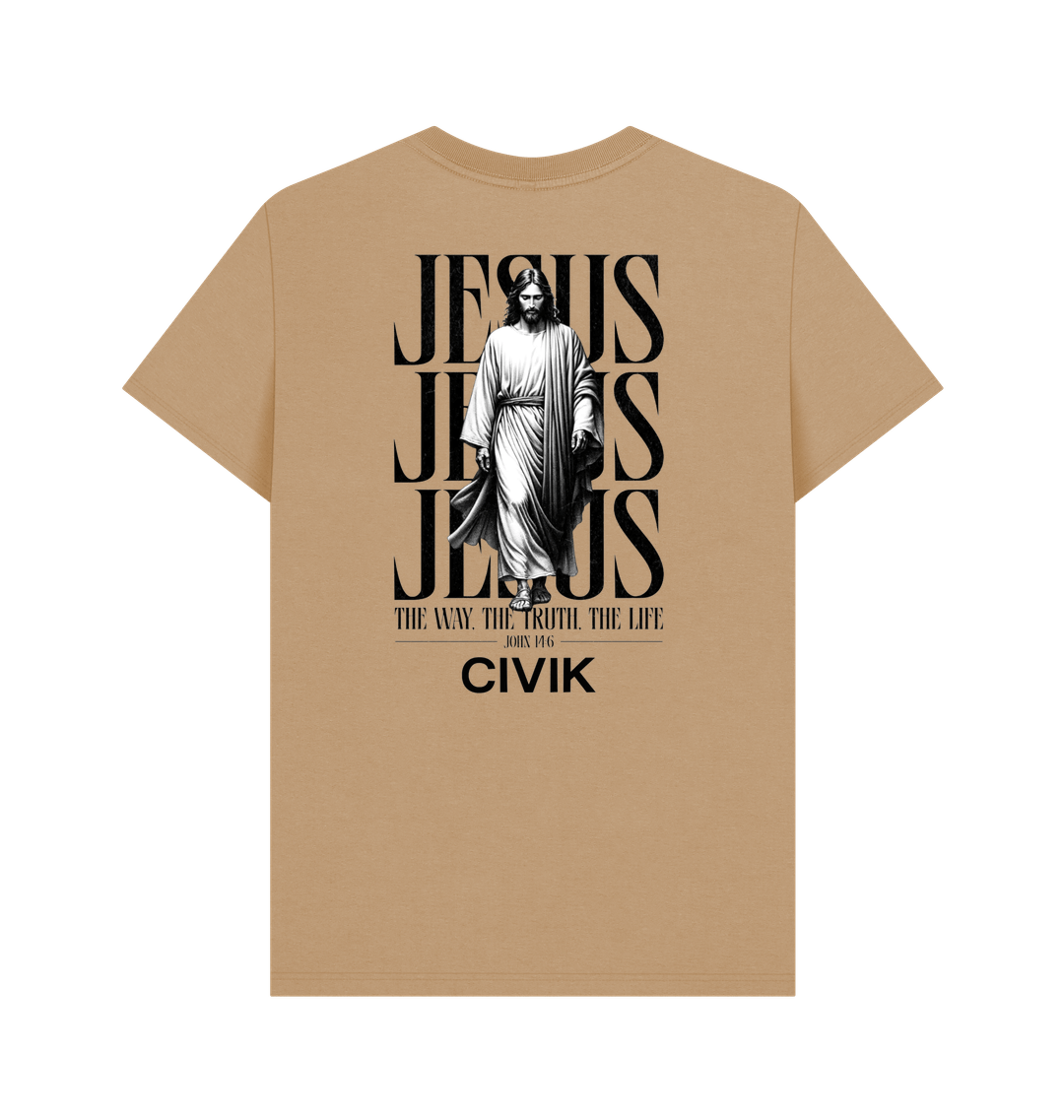 Sand Printed T-shirt Back