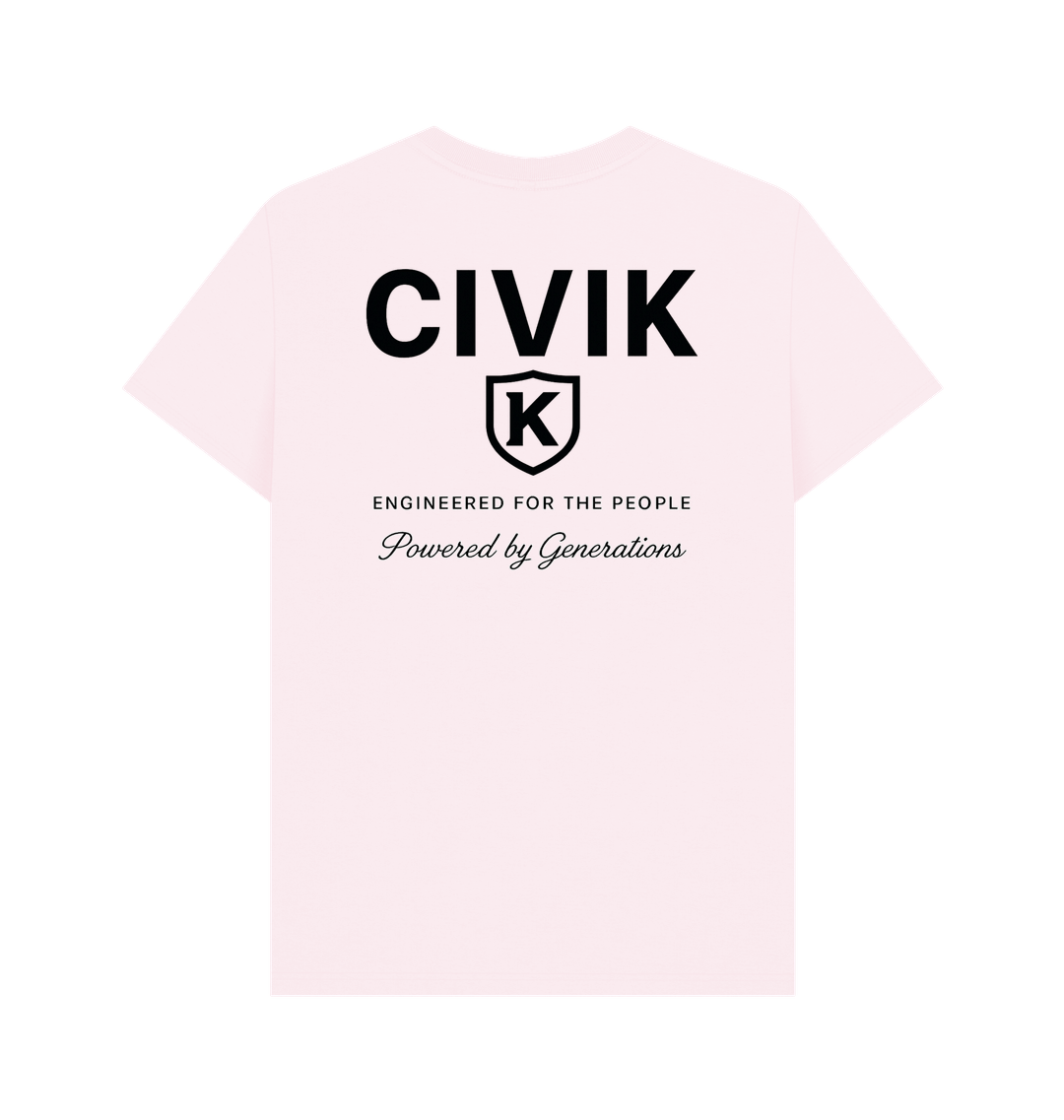 Pink Printed T-shirt Back