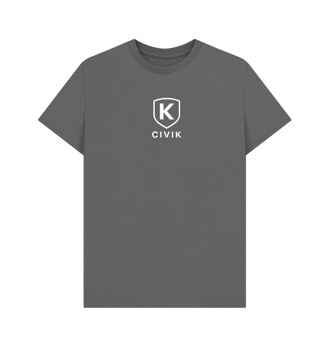 Slate Grey Printed T-shirt