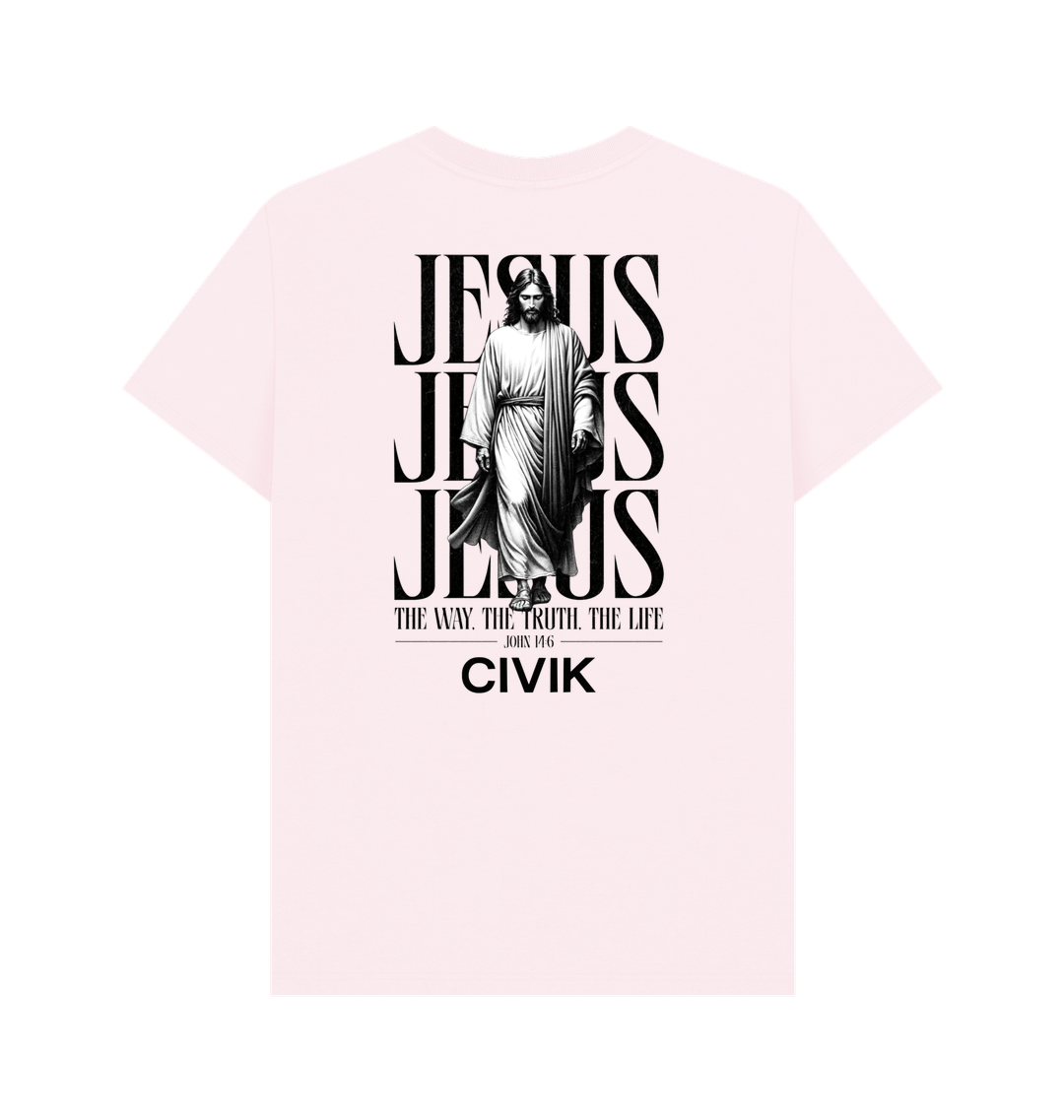 Pink Printed T-shirt Back