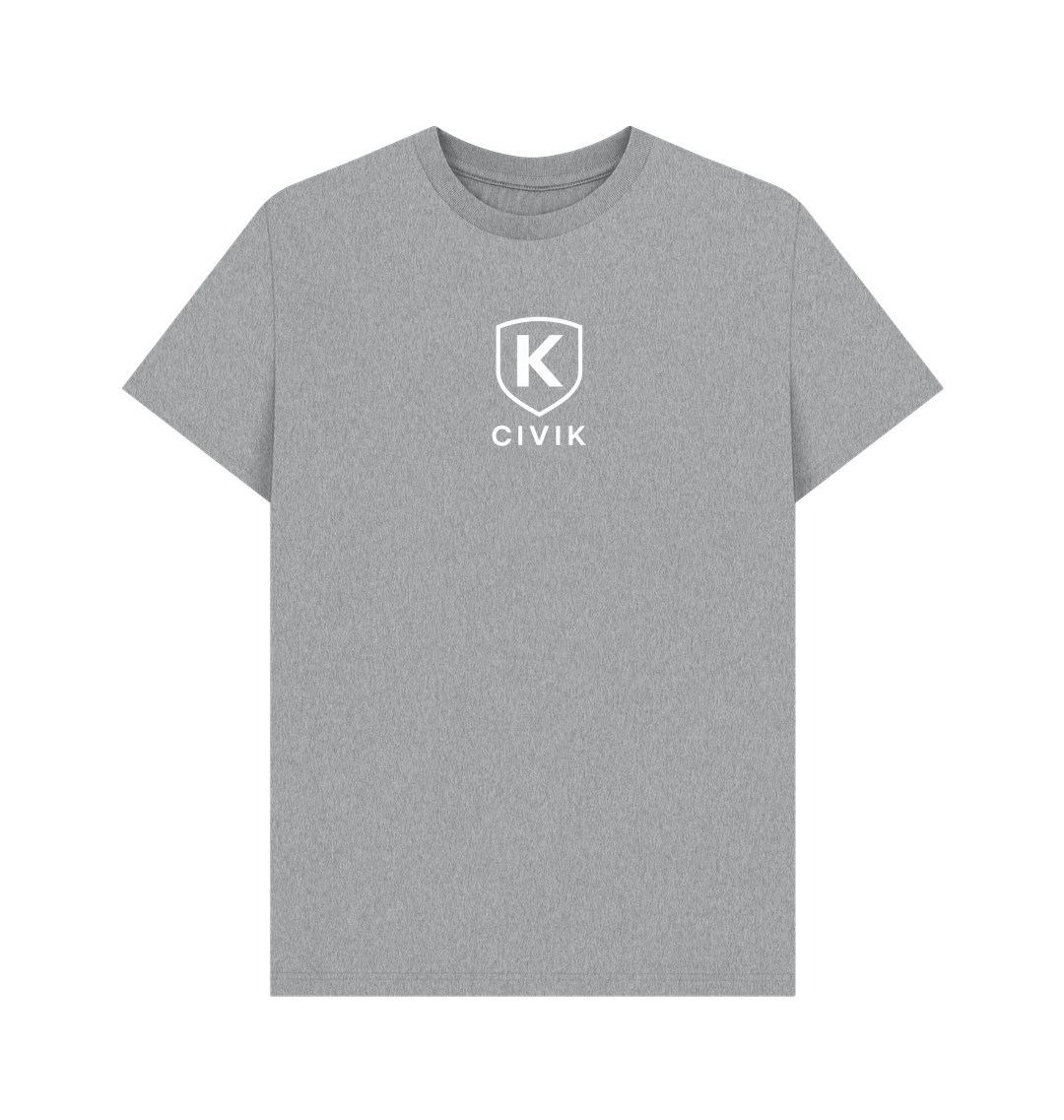 Athletic Grey Printed T-shirt