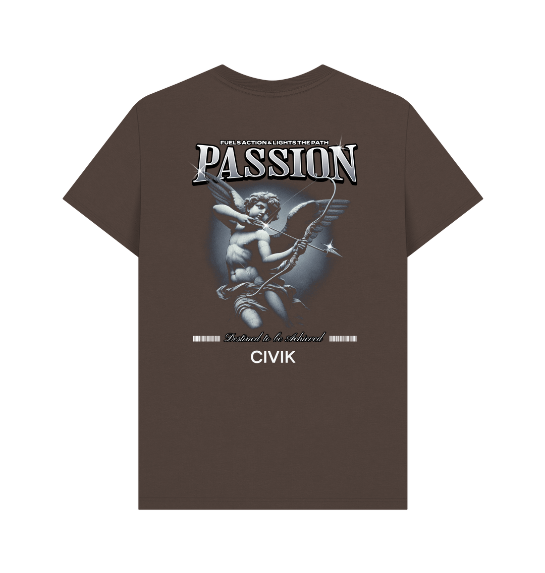 Chocolate Printed T-shirt Back