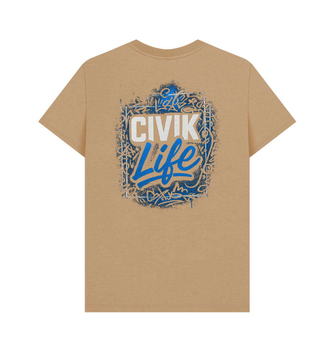 Sand Printed T-shirt Back