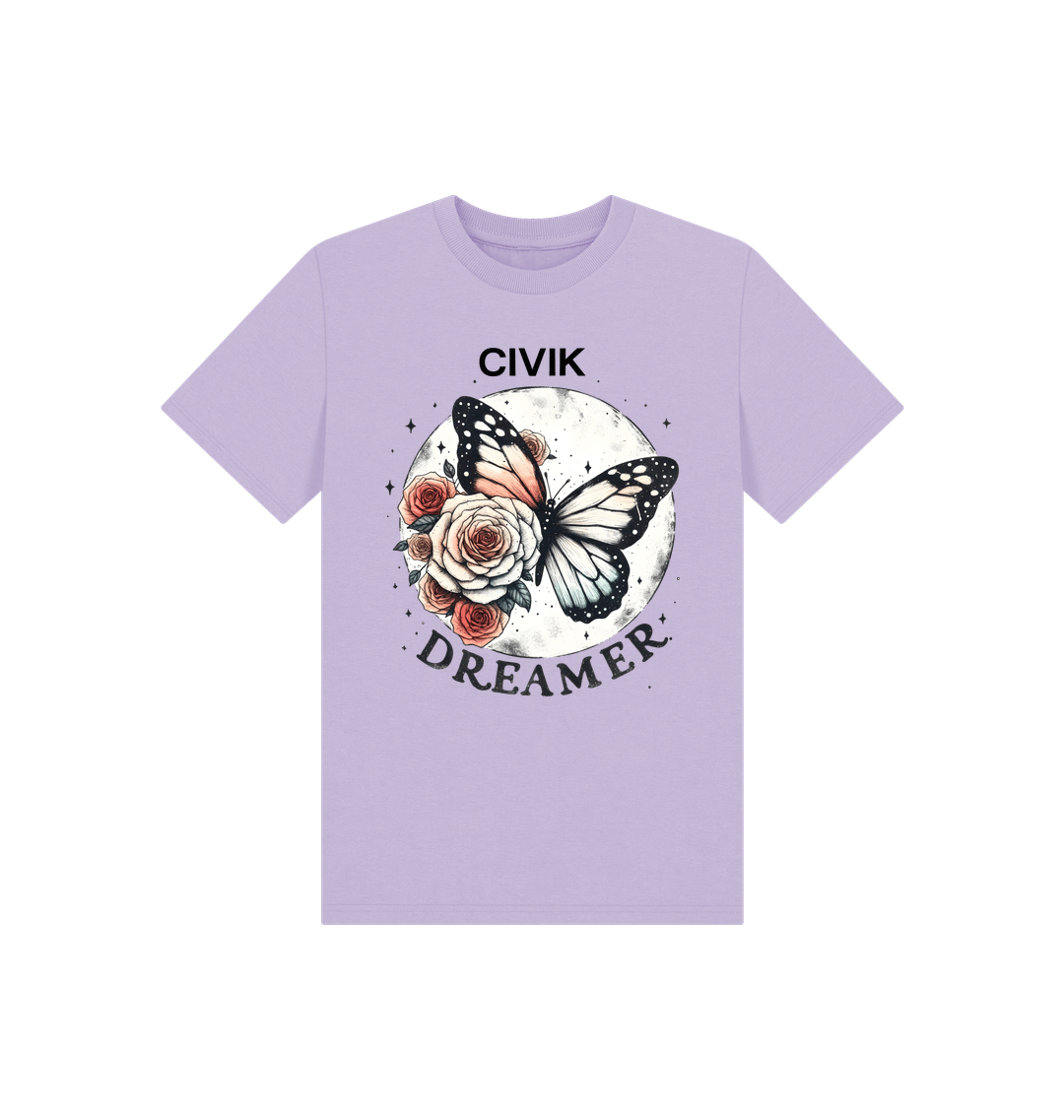 Soft Lilac Printed Kids T-Shirt