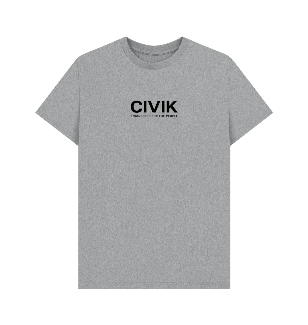 Athletic Grey Printed T-shirt
