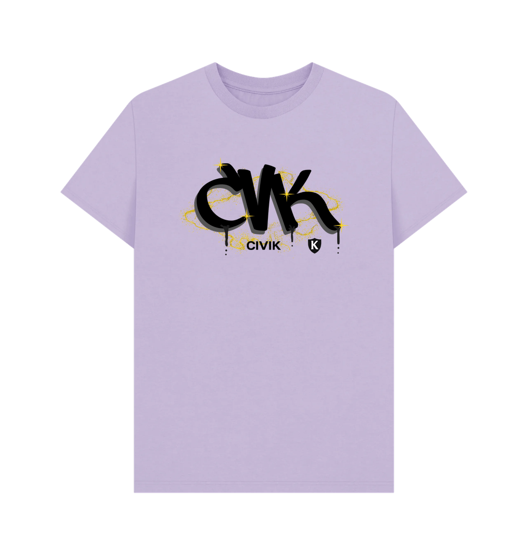 Lilac Printed T-shirt