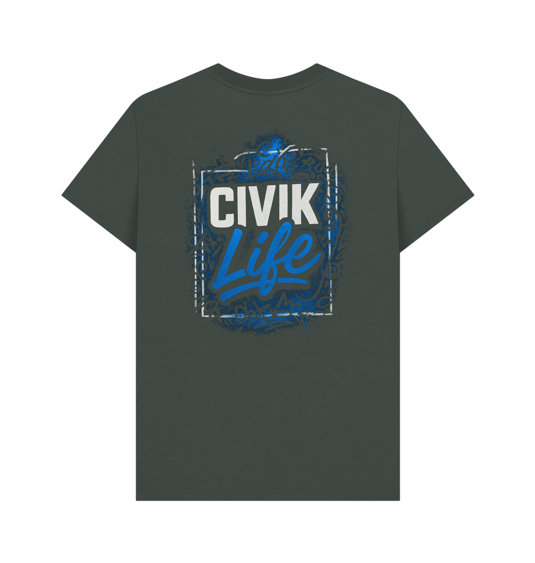 Dark Grey Printed T-shirt